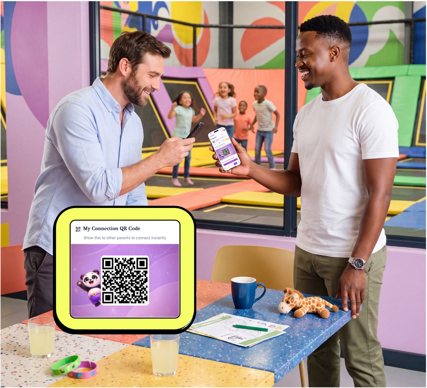 Scan QR at a venue