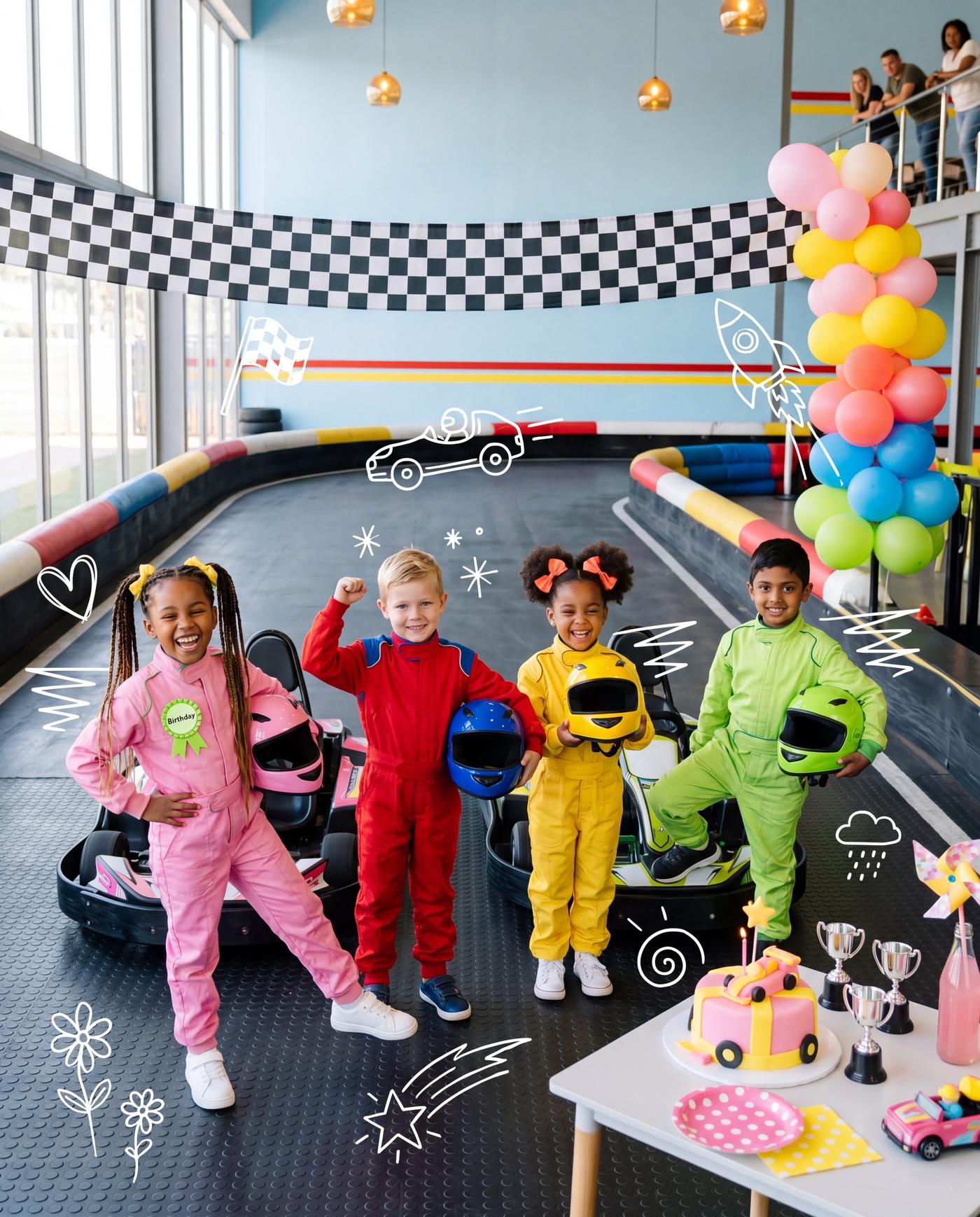 Kids at birthday party